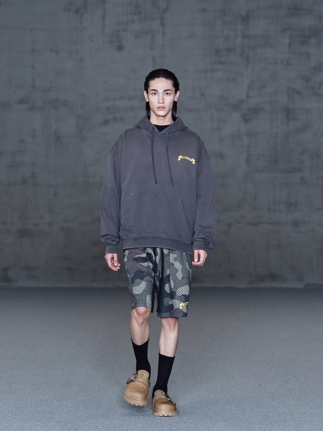 DONCARE 24 LEATHER METAL MULES- SAND