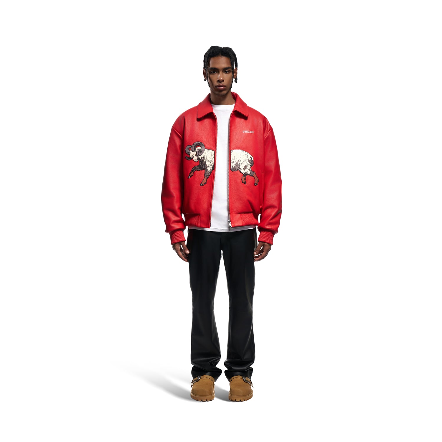 DONCARE 24 LEATHER METAL MULES- SAND