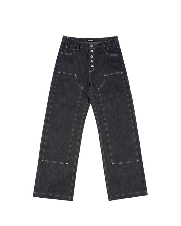 RAW DENIM JEANS