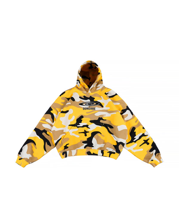 YELLOW CAMO HOODIE